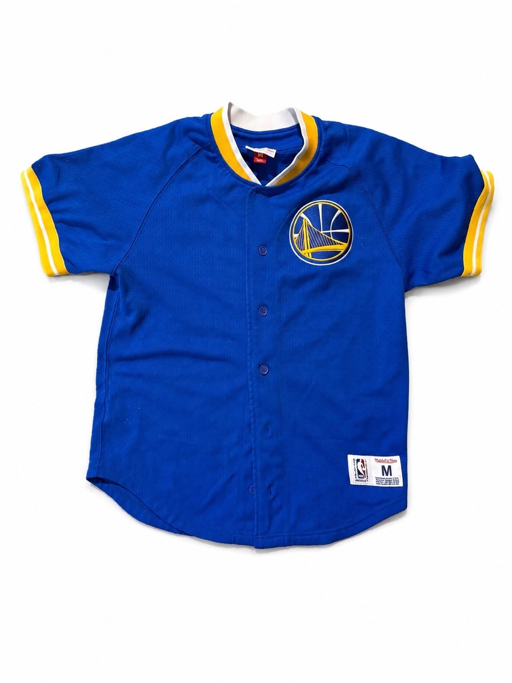 Golden State Warriors Shooting Shirt- Size Medium. Embroidered logo!